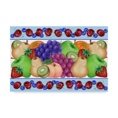 Kimura Designs 'Fruit Frame' Canvas Art,30x47